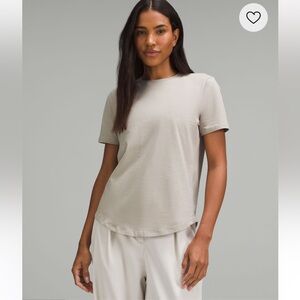 Lululemon Love Crewneck Short Sleeve in Riverstone